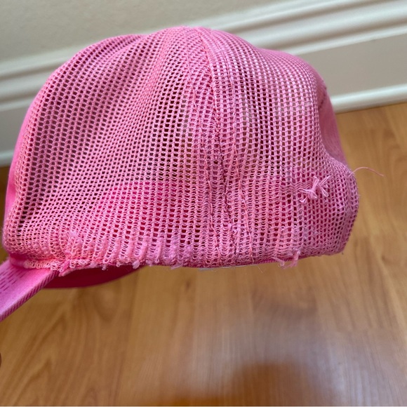 Bass Pro Shops Women’s Distressed Pink Logo Snap Back Hat
